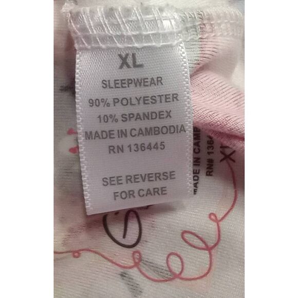 Good night kiss, counting sheep, pajama bottoms. Size large - Picture 6 of 6